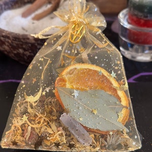 Cleansing Spell Bag Cleansing energy and mind, banishment, remove negativity image 2
