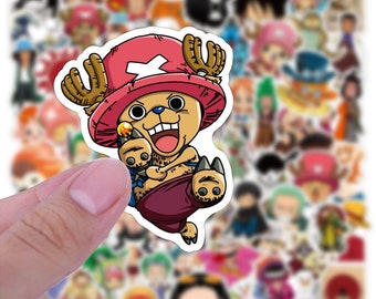 Paquete de pegatinas de piratas (10 unidades) / Calcomanías de anime impermeables