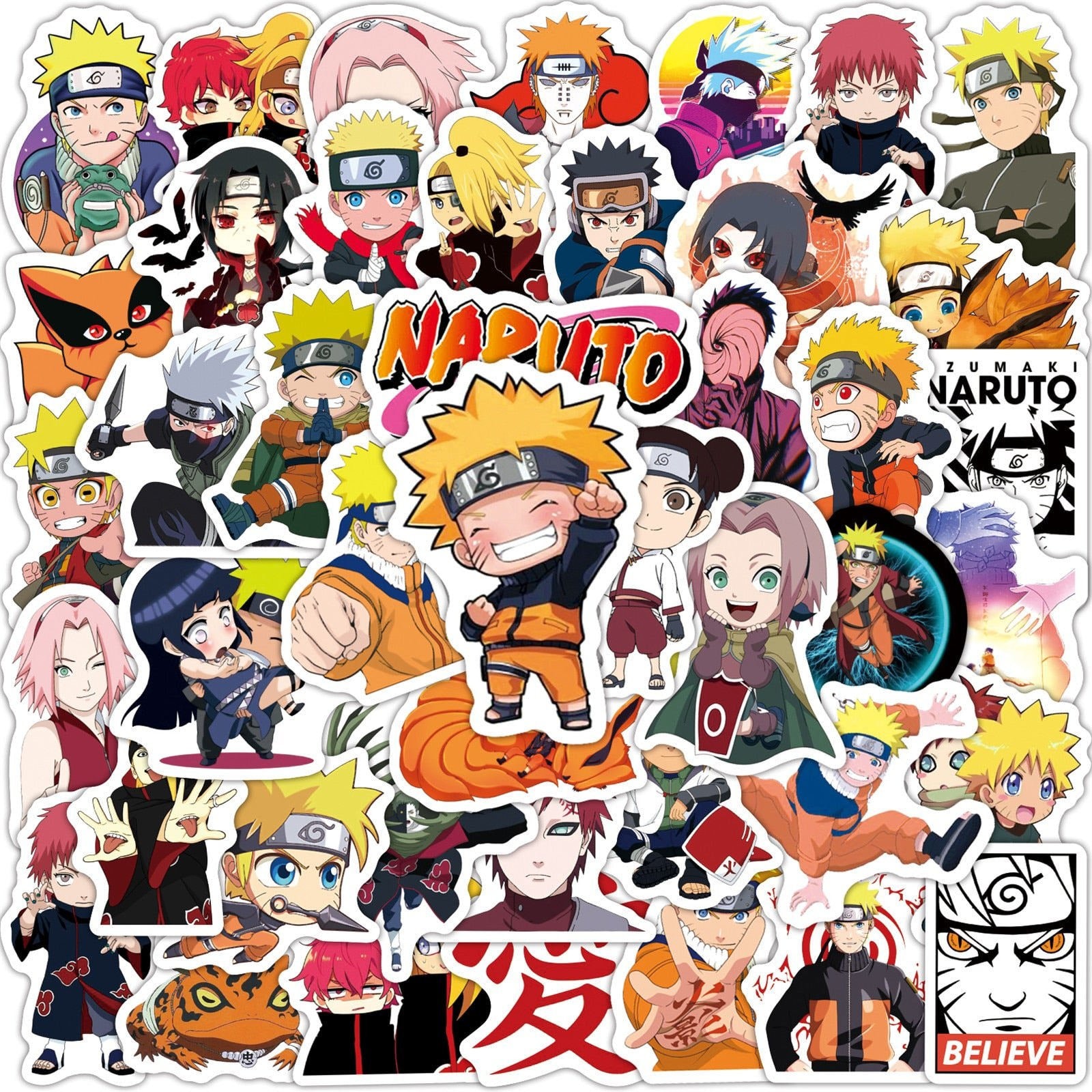 Naruto Stickers ,Luggage laptop bottle Sticker Wholesale Stickers