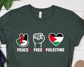 Free Palestine Shirt: Peace, Human Rights, Equality