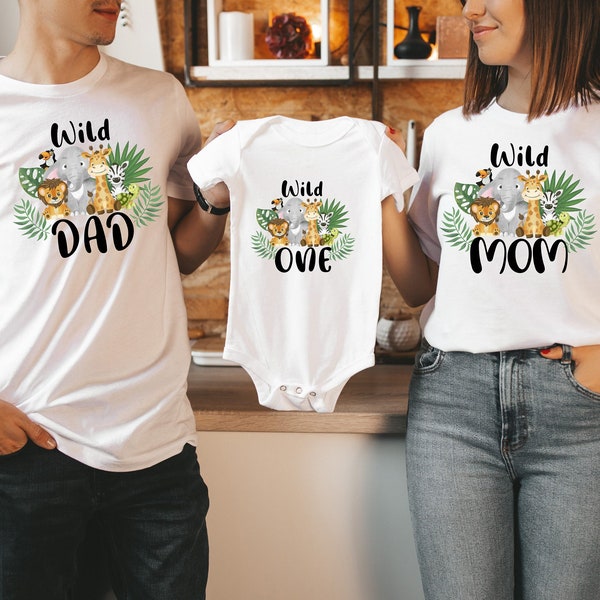 Wild One Family Matching Shirts, Wild One Birthday Boy,Wild One Safari Birthday,Family Wild One Shirts,Birthday Family Shirt,Birthday Boy