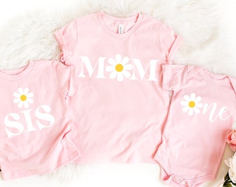 Daisy Family Matching Shirt: Mom, Birthday Tee