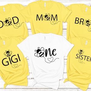 Bee First Birthday Family Matching Shirt - Custom Bee Lover Tee