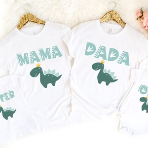Dinosaur Matching Family 1st Birthday Shirts, One-A-Saurus Birthday Tee, Dinosaur 1st Birthday Outfit, First Birthday Outfit, Mommy and Me