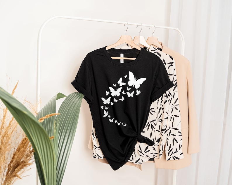 Butterfly Shirt, Tribal Butterfly Tshirt, Animal Shirt, Animal Lover Shirt, Shirts for Women, Men