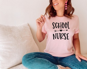 School Nurse T-Shirt, Gift for Nurses