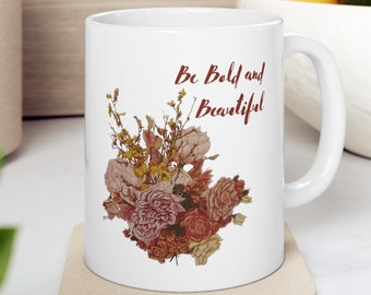 Botanische Kaffeetasse, Geschenk für Sie