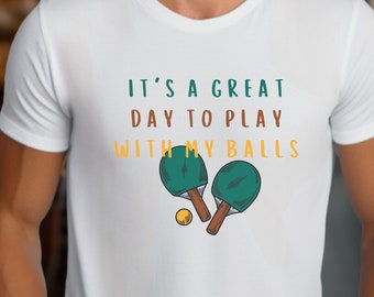 Grappig tafeltennis-T-shirt: brutaal tafeltenniscadeau