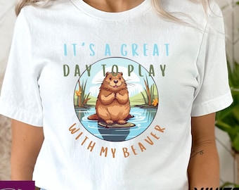 Lustiges Tier Shirt, lustiges Beaver Shirt, Tierliebhaber Tshirt, Beaver Shirt, Tier Shirt, Geschenk für Mama, Geschenk für sie, Canada Day Geschenk.