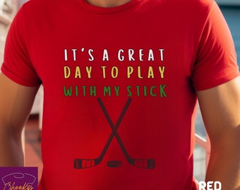 Lustiges Hockey T-Shirt, freches Sport Geschenk
