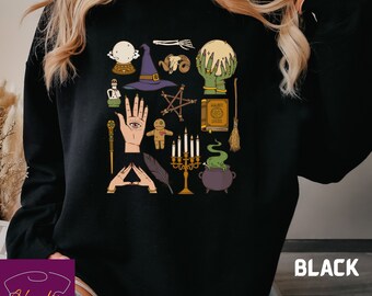 Witchcraft Sweatshirt, Witchy Sweatshirt, Salem shirt, Halloween Shirt, Fall Sweatshirt, Spiritual Sweatshirt, Spooky Season Sweatshirt.