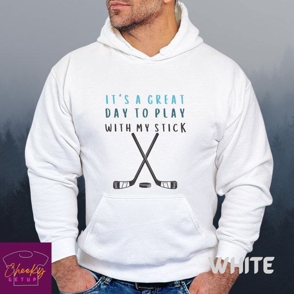 Funny Hockey Hoodie, Hockey Lover Hoodie, Funny Sports Shirt, Hockey Lover Gift,  Hockey Gift, Christmas Gift, Funny Sports Sweater.