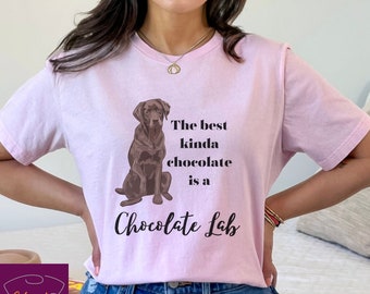 Chocolate Lab Mama Shirt, Dog Lover Gift