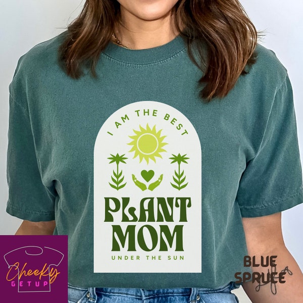 Plant Mom Shirt, Plant Mom Gift, Plant Lover Shirt, Mothers Day Gift, Plant Lover Graphic Tee, Retro Gardening Shirt, Boho Tee