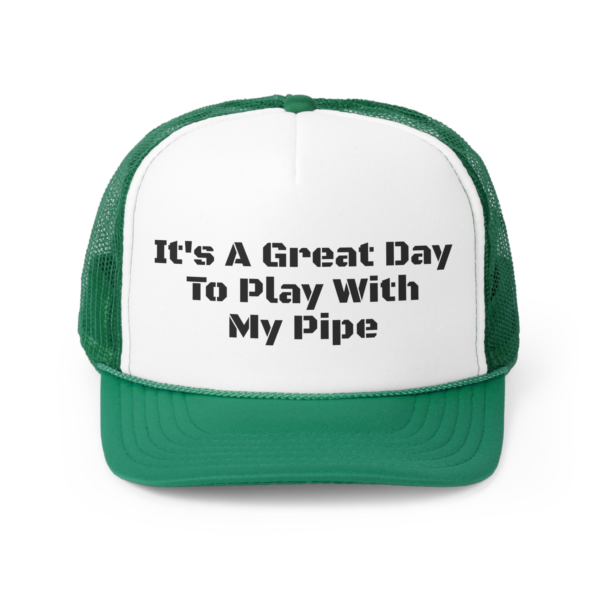 Funny Plumber Trucker Hat: 