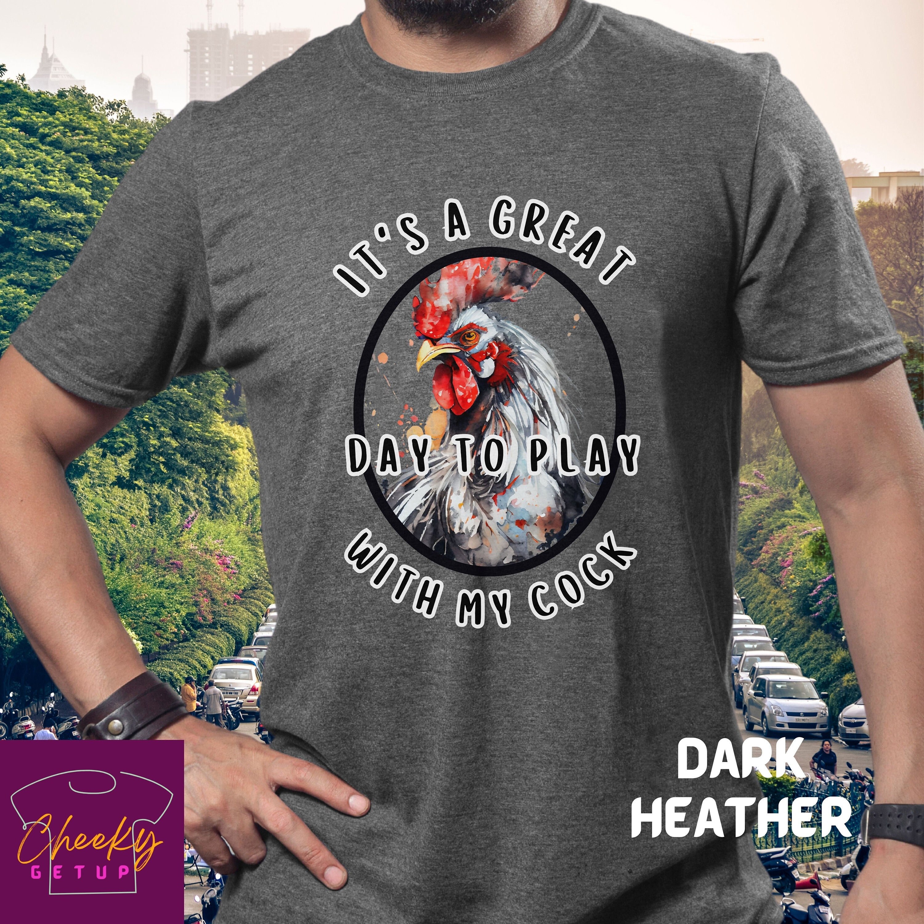 Lustiges Bauer Geschenk, lustiges Bauer Shirt, lustiges Hahn Tshirt, Geschenk für ihn, übermütiges Shirt für ihn, Geschenk für Bauer, Weihnachtsgeschenk für Bauer.