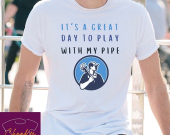 Camiseta divertida de fontanero, regalo de fontanería original