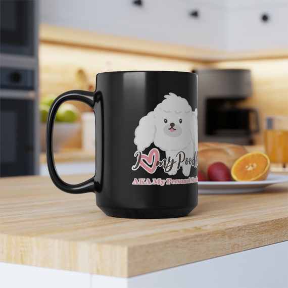 Poodle Lover Black Ceramic Mug: Dog Mom/dad Gift (15oz) - Etsy Israel