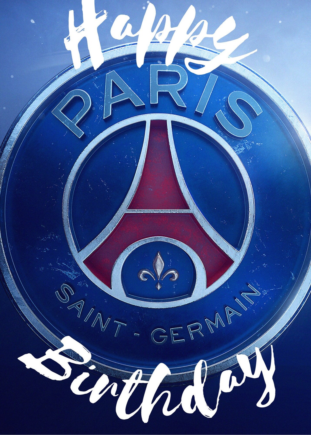 Psg Birthday Card Digital Download editable 5x7 - Etsy