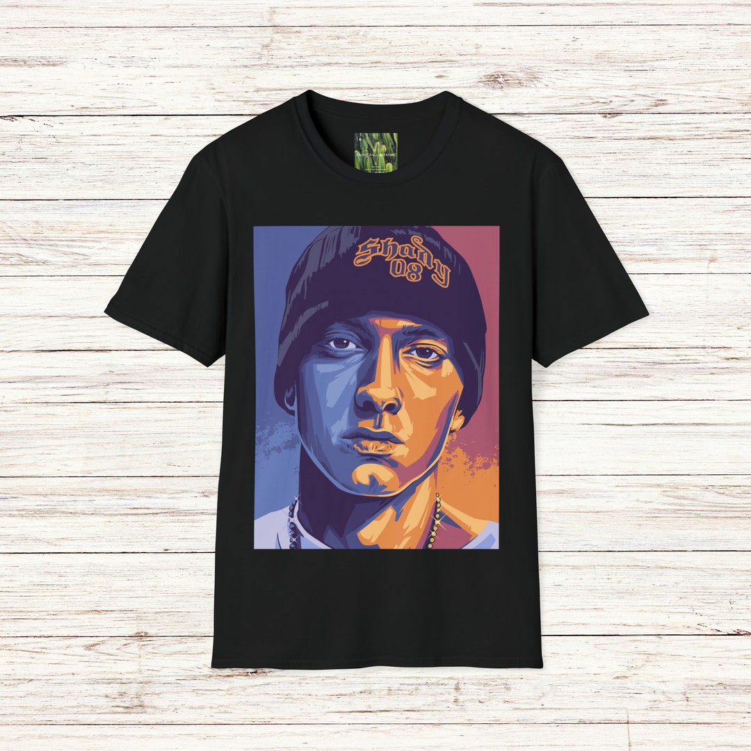 Eminem 'Slim Shady' T-Shirt – Black Graphic Tee For Fans (XX-Large) - View #7