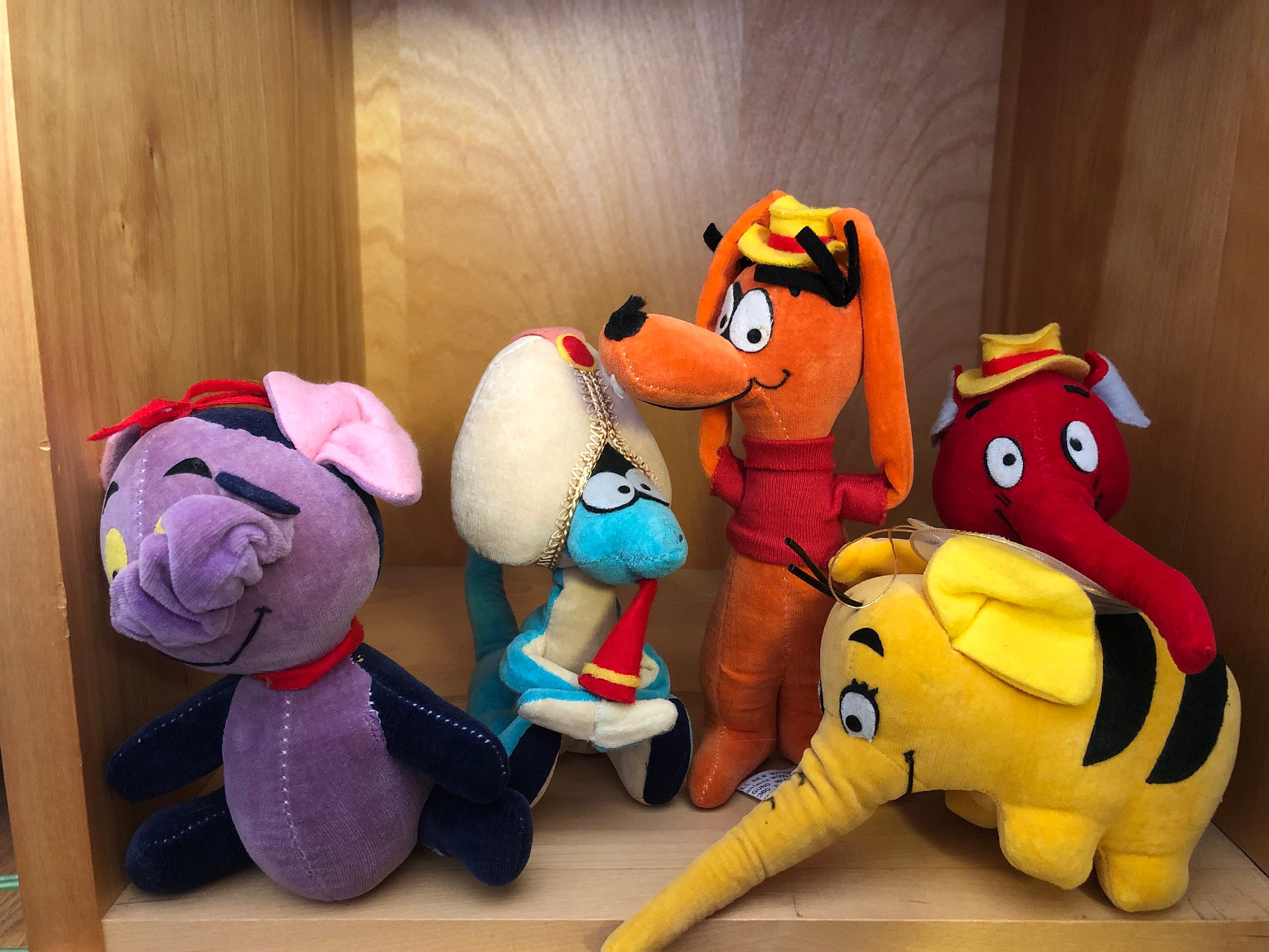 Rare and Vintage Heffalumps and Woozles Stuffed Animal Set From