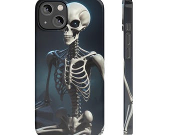 Alien Skeleton Phone Case: Spooky Halloween Accessory