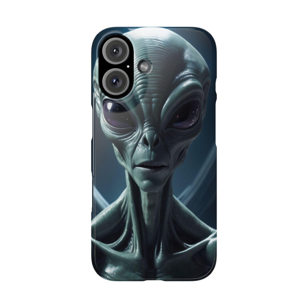 Alien Art Slim iPhone Case: Sci-fi Space-themed Cover - Etsy