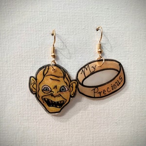 The Hobbitt Gollum Earings