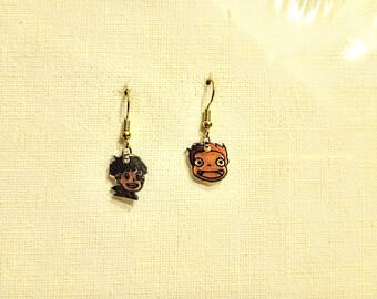 Ponyo and Sosuke Earrings