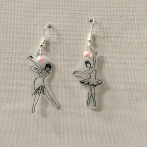 Dancer Dangle Earrings / Ballet and Jazz Earrings