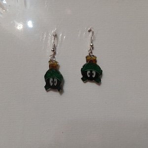 Marvin the Martian earrings