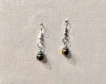 Mirrorball Earrings, Disco Ball Dangle Earrings