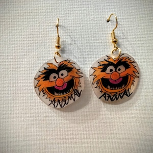 The Muppets Animal Earrings