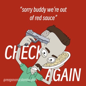 Roger Smith, American Dad Sticker (Sorry Buddy We're Out of Red Sauce)