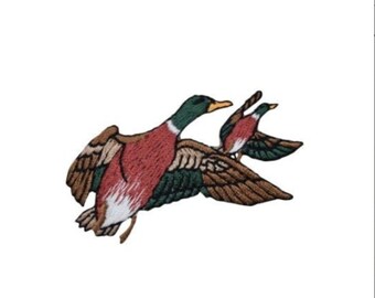 Duck Patch  - iron on patch - Embroidered patch - Applique