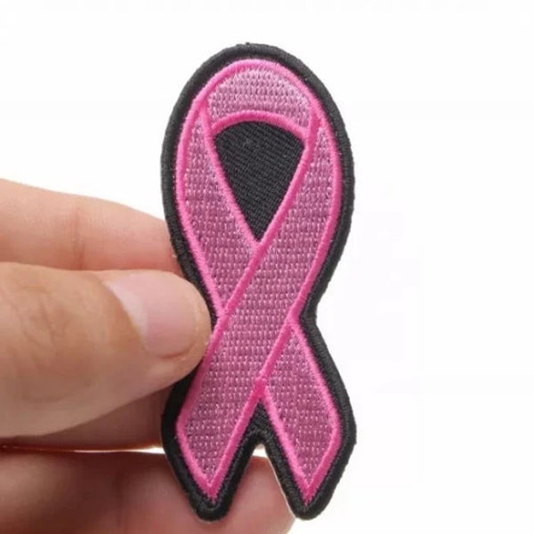 Fuck Cancer Sticker Custom Embroidery Patches Colorful Pink