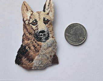 German Shepherd Patch - Iron on patch - Applique - Embroidered patch