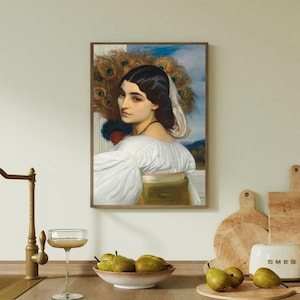 Pavonia Frederic Leighton Painting Print| Timeless Victorian Art| classic art decor| historical wall art| art lover gift