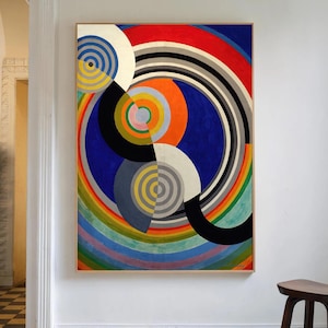 Rythme n2 Poster by Robert Delaunay - Stunning Art Print- bold art print