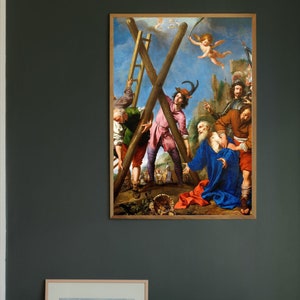 St Andrew Praying Before His Martyrdom (1643) Carlo Dolci Art Print| Baroque Masterpiece |17th-century art |renaissance art |religious art