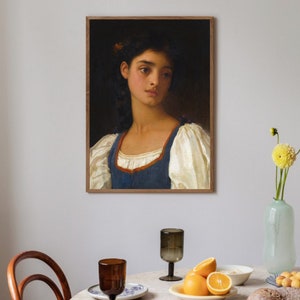 Nicandra Frederic Leighton Painting Print| Timeless Victorian Art| classic art decor| historical wall art| art lover gift