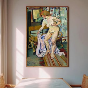 Suzanne Valadon Nu à la Draperie - French Impressionist Still Life Art - Classic French art - Museum Exhibition - Famous art