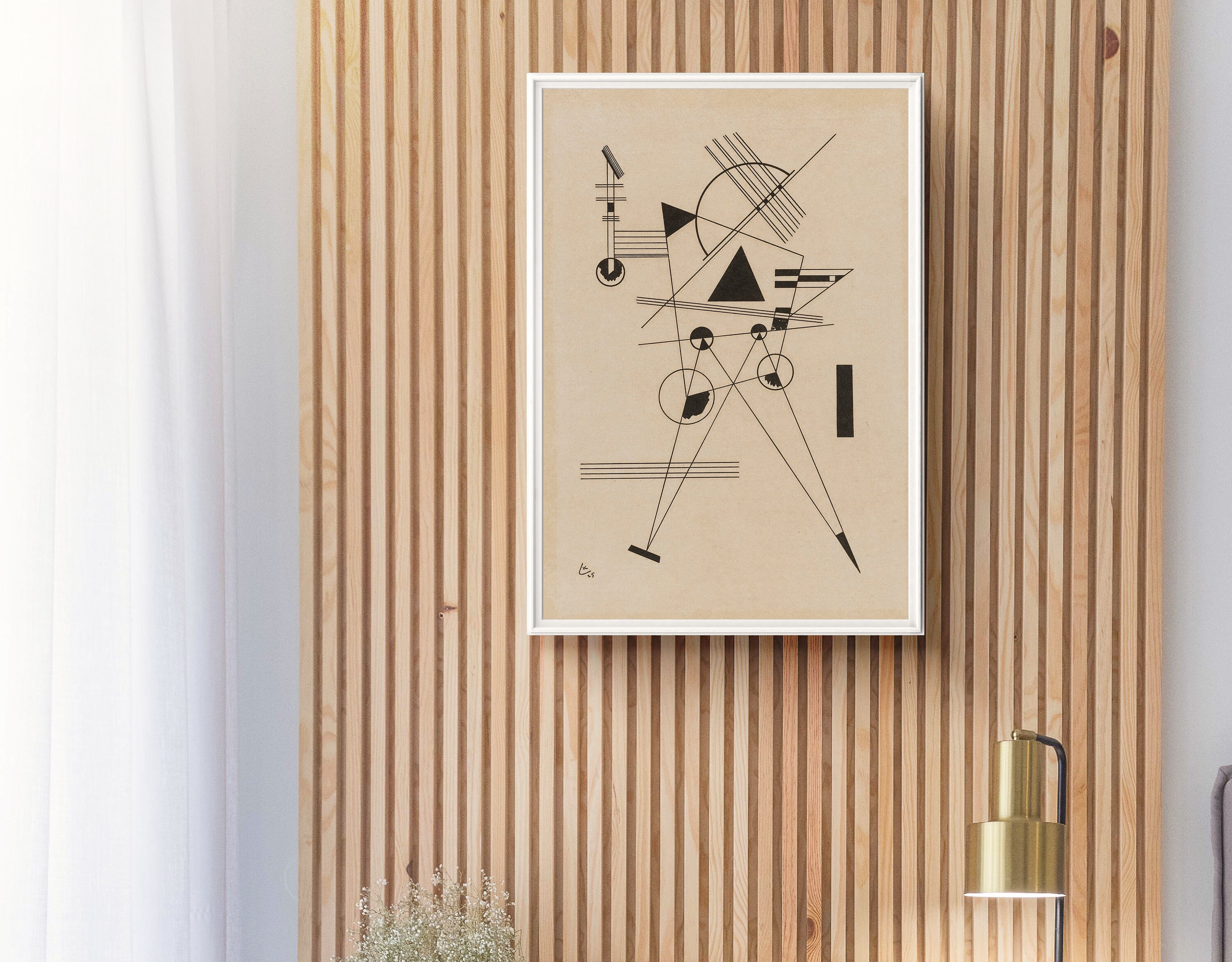 ワシリー・カンディンスキー リトグラフ No. 1 アートプリント – 幾何