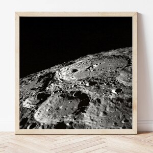 Outer-space Moon photography| Astronaut Photography Print| Space Exploration Wall Art| space photography| space decor|  cosmic wall art
