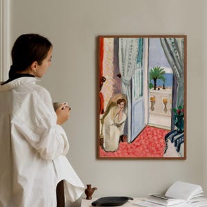 Interior at Nice (1919) by Henri Matisse Art Print | Fauvist Masterpiece | Vibrant Vintage Wall Decor