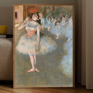 The Star (1879–1881) by Edgar Degas Art Print | Ballet Dancer Impressionist Wall Art | Vintage Parisian Decor