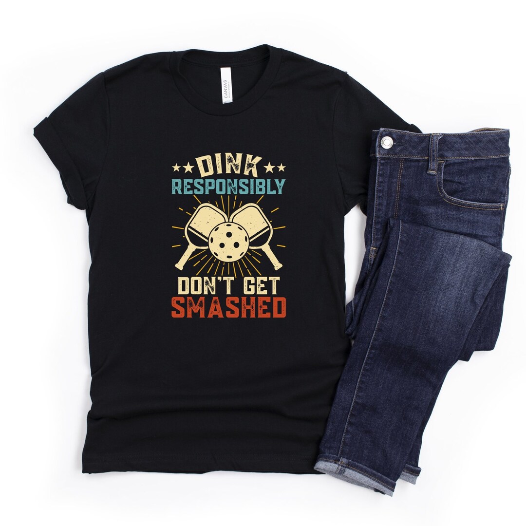 Funny Pickleball Shirt, Pickleball Gifts for Men, Dink Responsibly Pickleball Hoodie, Mens