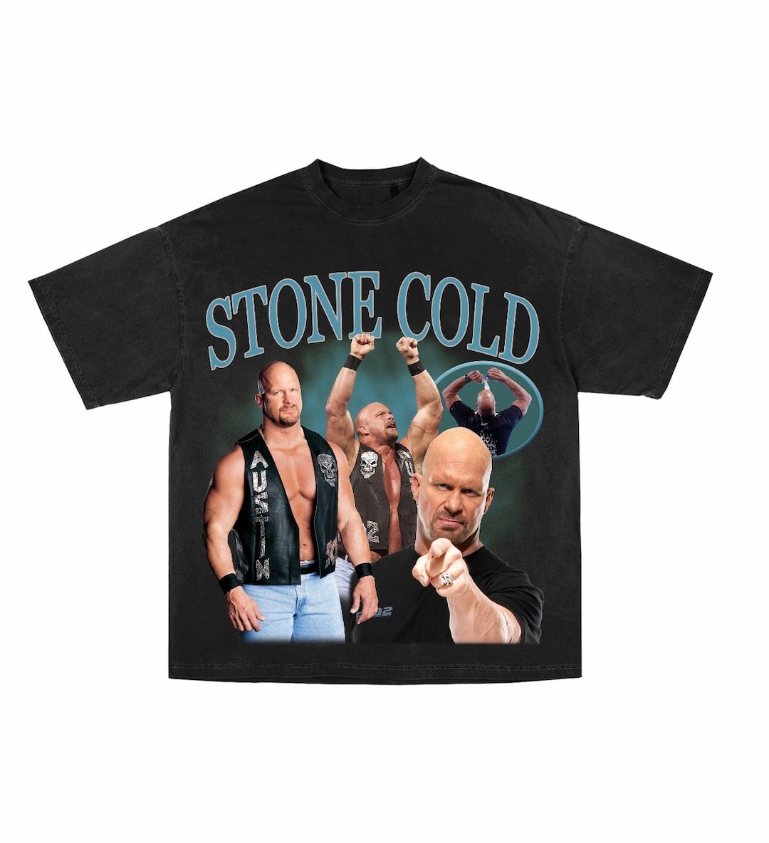 Stone Cold Steve Austin Tshirt Etsy