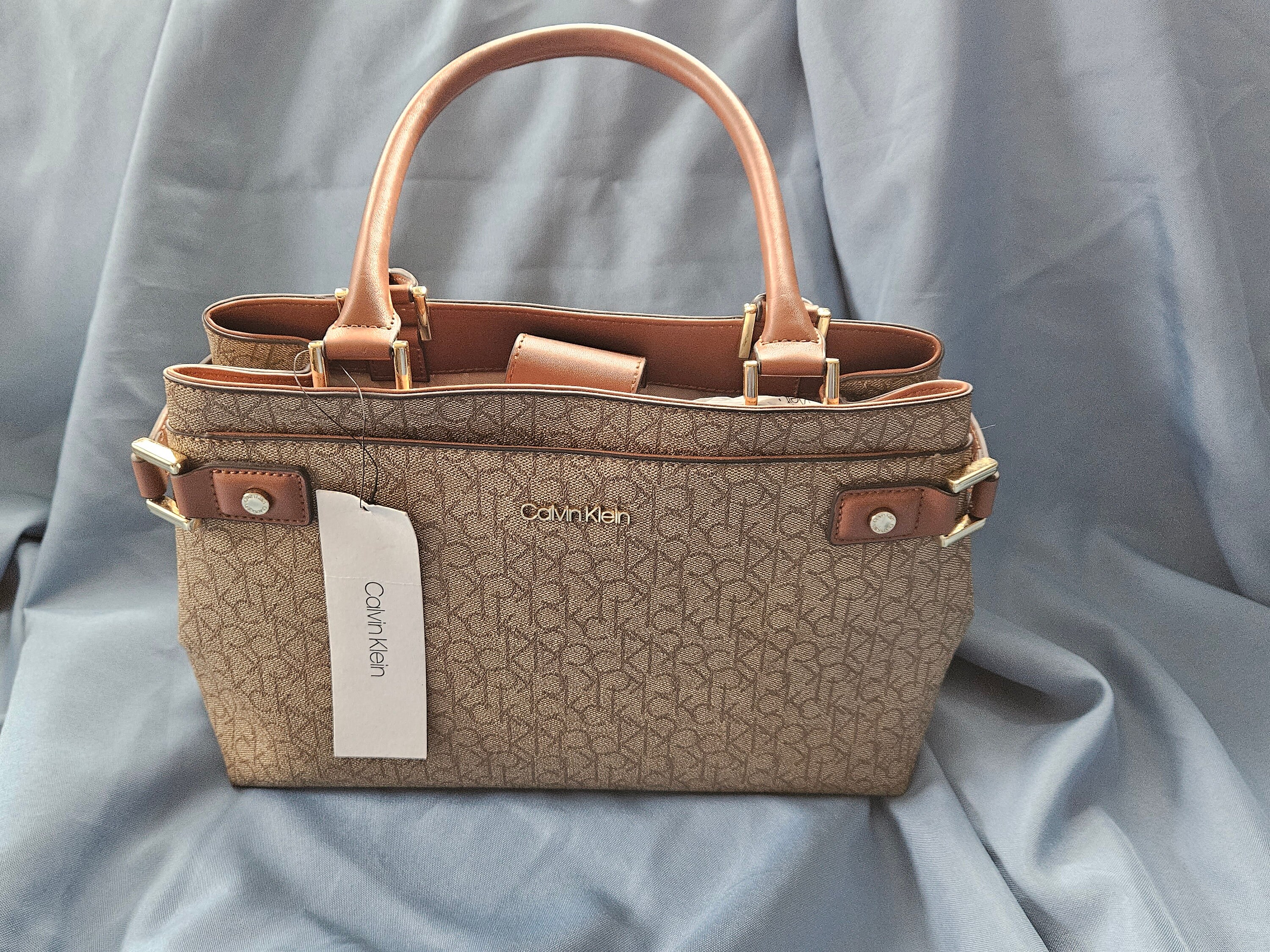 Classic Style Calvin Klein Satchel Bag Style Number H7DDJ6XG New Old Stock,  New with Tags