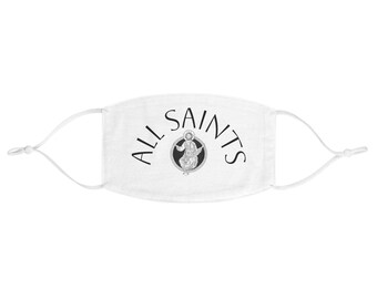 All Saints Fabric Face Mask | Comfortable Health Protection, Customizable Design, Gift for Faith Lovers, Daily Wear, Everyday Use